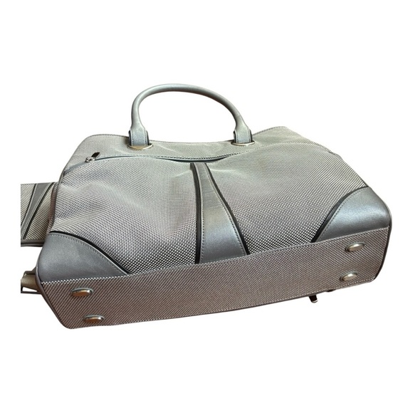 Tumi Earl Gray Nylon Expandable Laptop Briefcase Crossbody - Picture 7 of 15